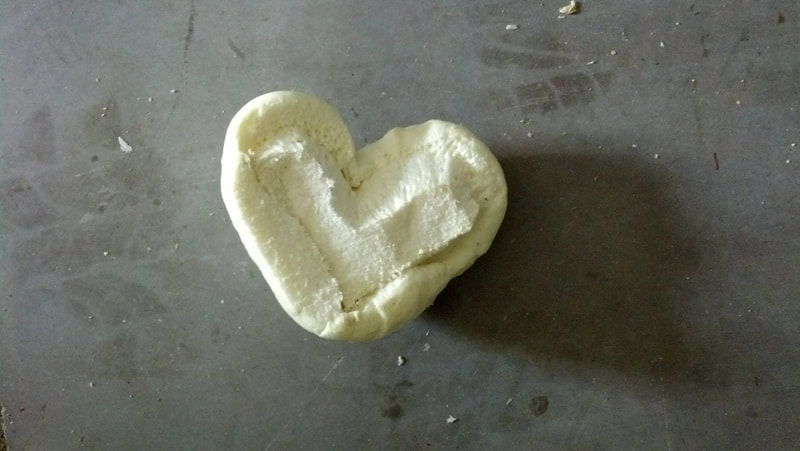 Polyurethane Foam Heart